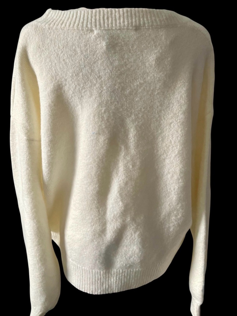 Altar’d State Coquette Bow Sweater NWT XL Cream Pink Soft Knit Pullover - Picture 4 of 16